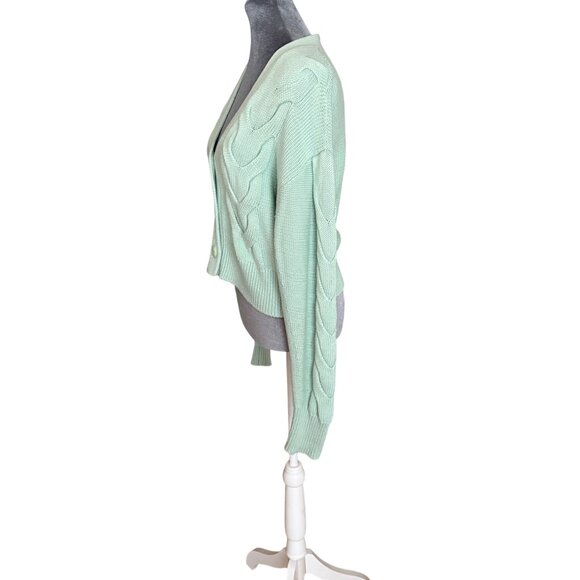 Rag & Bone Womens Cable Knit Cardigan Sweater S/P - Picture 4 of 7